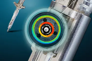 燃油喷油器密封面三维轮廓彩色测量,确保高精度公差和表面粗糙度控制,提升燃烧效率