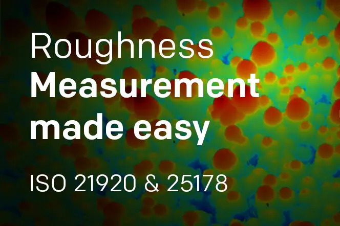 Web session "3D Characterization of Ultra Precision Machined & Sealing Surfaces"