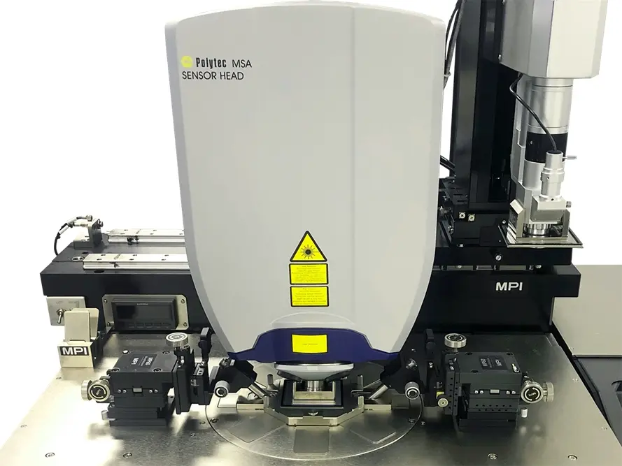 Polytec 微系统分析仪MSA系列,支持ISO-3洁净室认证,自动化光学晶圆级MEMS振动测量与数据分析。