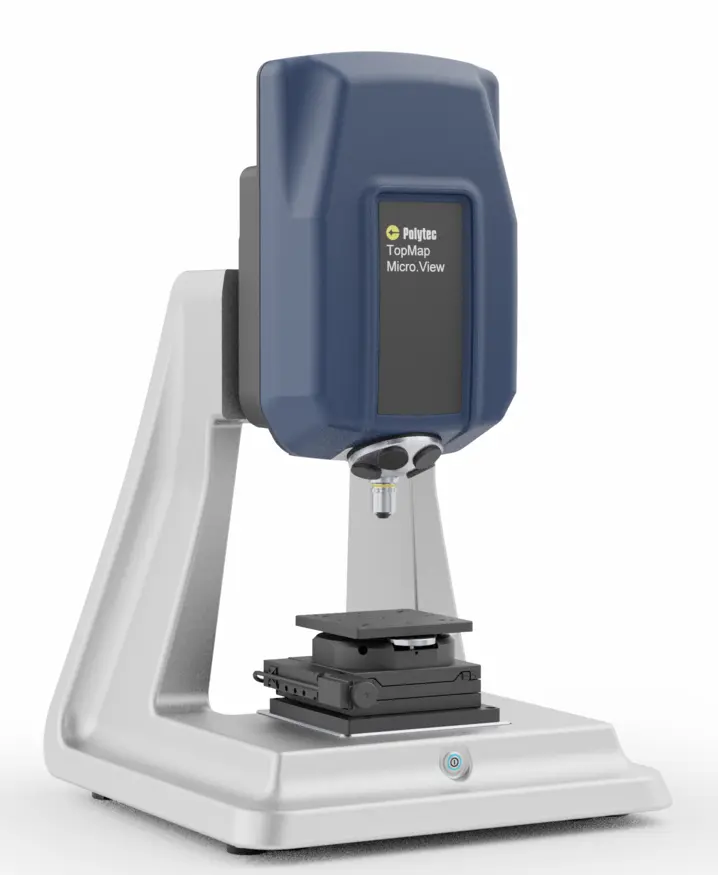 Polytec TopMap Micro.View optical 3D surface profiler for high-precision, non-contact surface texture measurement.