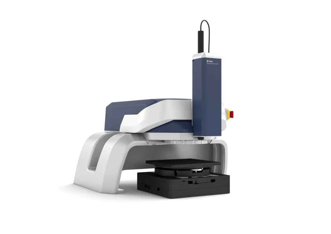 Polytec Pro.Surf+ optical profiler measures large-area surface form and nanometer-scale roughness with fast, non-contact scanning.