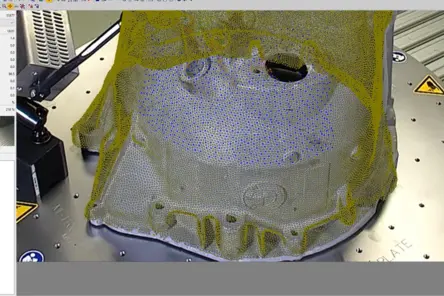 Seamless integration into CAE workflow, FE geometry import, ready to measure